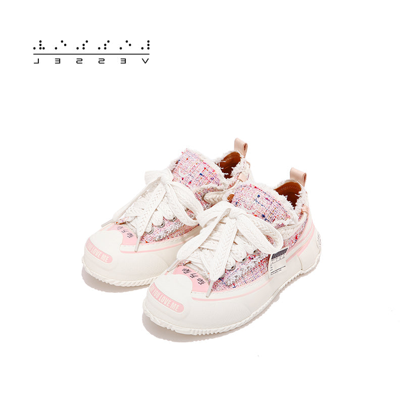 G.O.P. 2.0 MARSHMALLOW Lows Pink Tweed