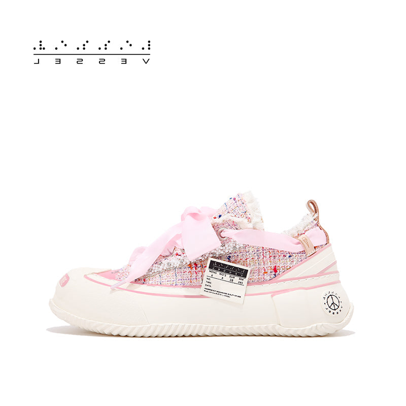 G.O.P. 2.0 MARSHMALLOW Lows Pink Tweed