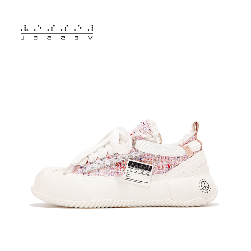 G.O.P. 2.0 MARSHMALLOW Lows Pink Tweed