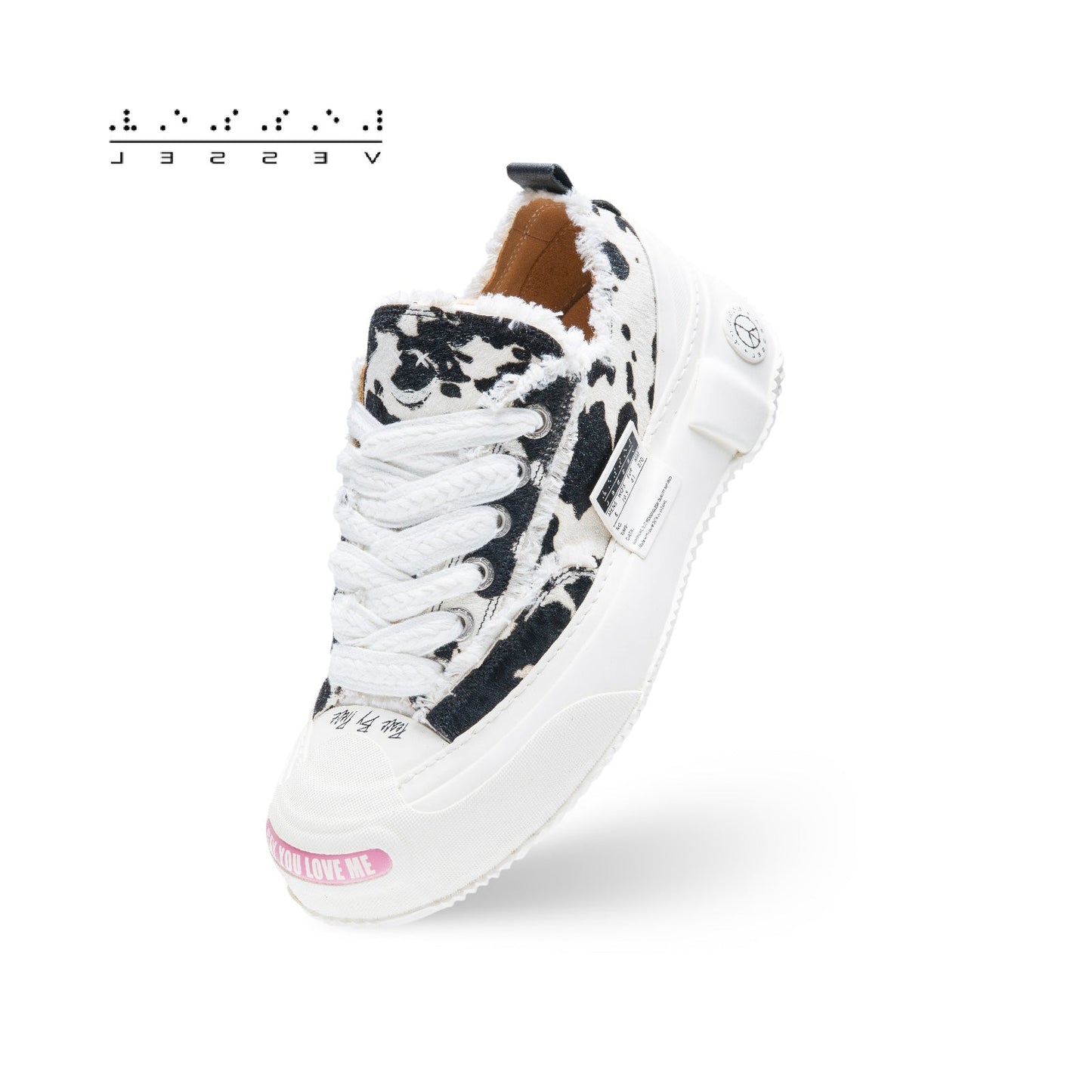 G.O.P. 2.0 MARSHMALLOW Lows Cow Print