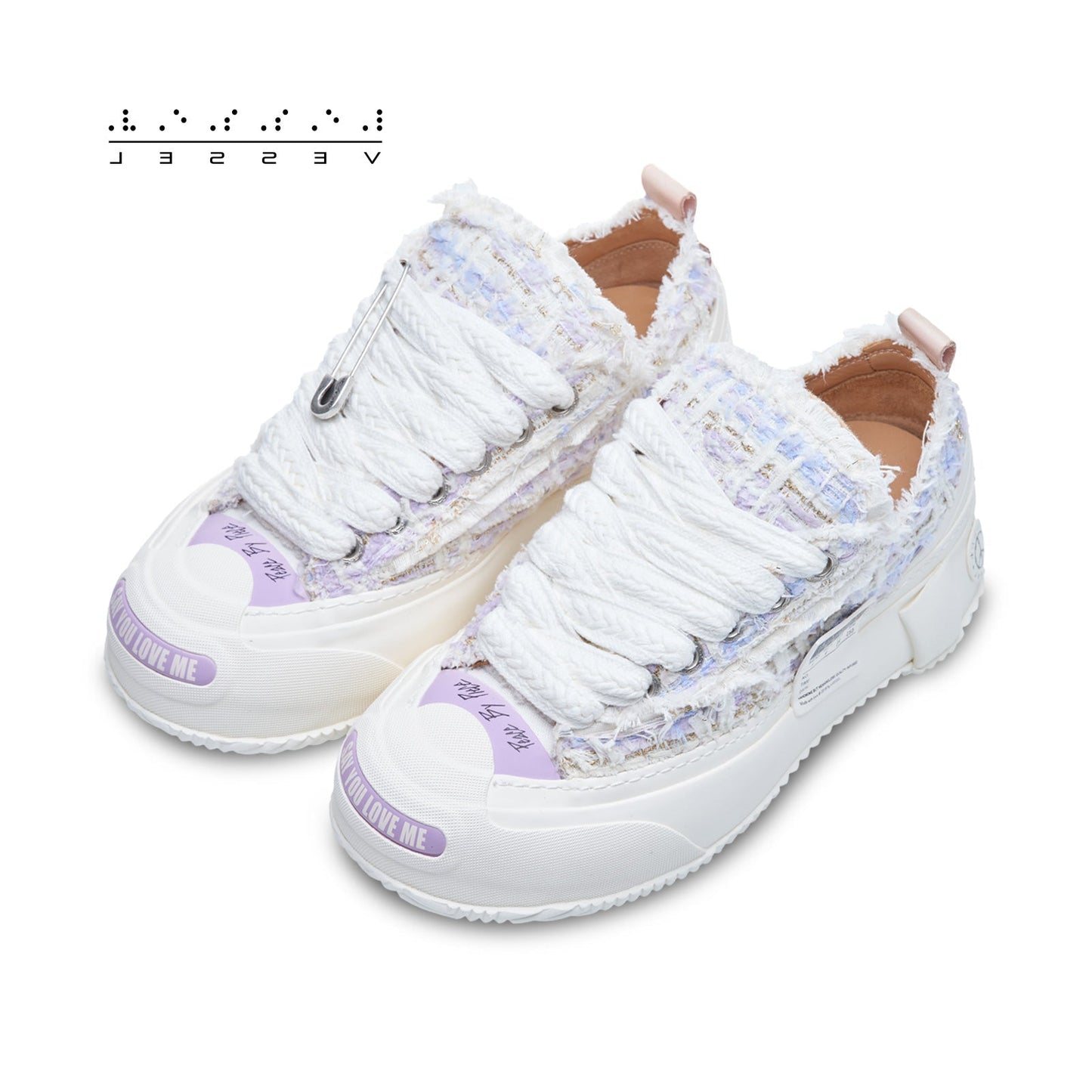 G.O.P. 2.0 MARSHMALLOW Lows Lavender Tweed