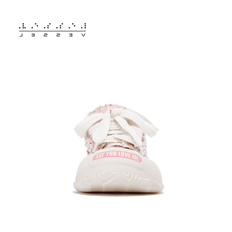 G.O.P. 2.0 MARSHMALLOW Lows Pink Tweed